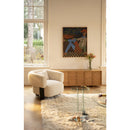 Hospitality furniture - Beige Fabric 3-Legged Lounge Chair - www.oroatrade.com