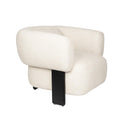 Hospitality furniture - Beige Fabric 3-Legged Lounge Chair - www.oroatrade.com