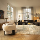 Hospitality furniture - Beige Fabric 3-Legged Lounge Chair - www.oroatrade.com
