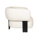Hospitality furniture - Beige Fabric 3-Legged Lounge Chair - www.oroatrade.com