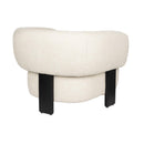 Hospitality furniture - Beige Fabric 3-Legged Lounge Chair - www.oroatrade.com