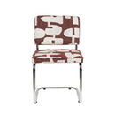 Hospitality furniture - Retro Patterned Cantilevered Dining Chairs (2) - www.oroatrade.com