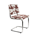 Hospitality furniture - Retro Patterned Cantilevered Dining Chairs (2) - www.oroatrade.com
