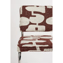 Hospitality furniture - Retro Patterned Cantilevered Dining Chairs (2) - www.oroatrade.com