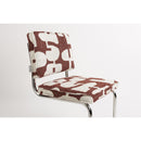 Hospitality furniture - Retro Patterned Cantilevered Dining Chairs (2) - www.oroatrade.com