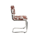 Hospitality furniture - Patterned Fabric Cantilevered Dining Chairs (2) - www.oroatrade.com