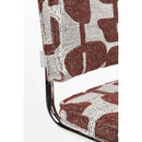 Hospitality furniture - Patterned Fabric Cantilevered Dining Chairs (2) - www.oroatrade.com