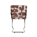 Hospitality furniture - Patterned Fabric Cantilevered Dining Chairs (2) - www.oroatrade.com