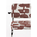 Hospitality furniture - Patterned Fabric Cantilevered Dining Armchairs (2) - www.oroatrade.com