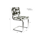 Hospitality furniture - Retro Patterned Cantilevered Dining Chairs (2) - www.oroatrade.com