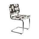 Hospitality furniture - Retro Patterned Cantilevered Dining Chairs (2) - www.oroatrade.com