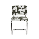 Hospitality furniture - Retro Patterned Cantilevered Dining Chairs (2) - www.oroatrade.com