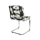 Hospitality furniture - Retro Patterned Cantilevered Dining Chairs (2) - www.oroatrade.com