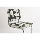 Hospitality furniture - Retro Patterned Cantilevered Dining Chairs (2) - www.oroatrade.com