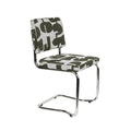 Hospitality furniture - Patterned Fabric Cantilevered Dining Chairs (2) - www.oroatrade.com