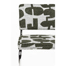 Hospitality furniture - Patterned Fabric Cantilevered Dining Chairs (2) - www.oroatrade.com