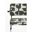 Hospitality furniture - Patterned Fabric Cantilevered Dining Armchairs (2) - www.oroatrade.com