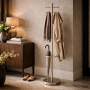 Hospitality furniture - Brushed Chrome Coat Rack - www.oroatrade.com