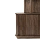 Hospitality furniture - Wooden Sliding Door 5-Layer Bookcase - www.oroatrade.com