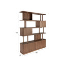 Hospitality furniture - Wooden Sliding Door 5-Layer Bookcase - www.oroatrade.com