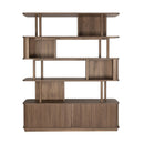 Hospitality furniture - Wooden Sliding Door 5-Layer Bookcase - www.oroatrade.com