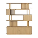Hospitality furniture - Wooden Sliding Door 5-Layer Bookcase - www.oroatrade.com