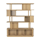 Hospitality furniture - Wooden Sliding Door 5-Layer Bookcase - www.oroatrade.com