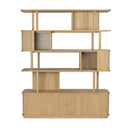 Hospitality furniture - Wooden Sliding Door 5-Layer Bookcase - www.oroatrade.com