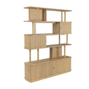 Hospitality furniture - Wooden Sliding Door 5-Layer Bookcase - www.oroatrade.com