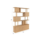 Hospitality furniture - Wooden Sliding Door 5-Layer Bookcase - www.oroatrade.com