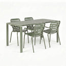 Hospitality furniture - Aluminum Garden Table & Armchair Set (4) - www.oroatrade.com