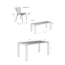 Hospitality furniture - Aluminum Outdoor Garden Table & Chair Set - www.oroatrade.com