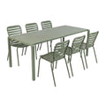 Hospitality furniture - Aluminum Garden Table & Chair Set (6) - www.oroatrade.com