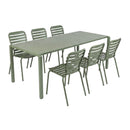 Hospitality furniture - Aluminum Garden Table & Chair Set (6) - www.oroatrade.com