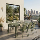 Hospitality furniture - Aluminum Garden Table & Chair Set (6) - www.oroatrade.com