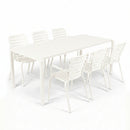 Hospitality furniture - Aluminum Garden Table & Armchair Set (6) - www.oroatrade.com