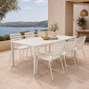 Hospitality furniture - Aluminum Garden Table & Armchair Set (6) - www.oroatrade.com