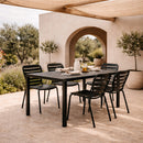 Aluminum Outdoor Garden Table & Chair Set (2) | Zuiver Vondel | Oroatrade.com