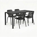 Hospitality furniture - Aluminum Garden Table & Armchair Set (4) - www.oroatrade.com