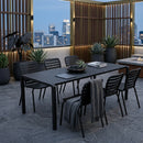 Hospitality furniture - Aluminum Garden Table & Chair Set (6) - www.oroatrade.com