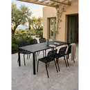 Hospitality furniture - Aluminum Garden Table & Chair Set (6) - www.oroatrade.com