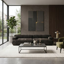 Hospitality furniture - Brown 3-Seather Sofa - www.oroatrade.com