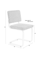 Cantilever Dining Chair Set (2) | Zuiver Ridge | Oroatrade.com