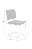 Cantilevered Dining Chairs (2) | Zuiver Ridge | Oroatrade.com