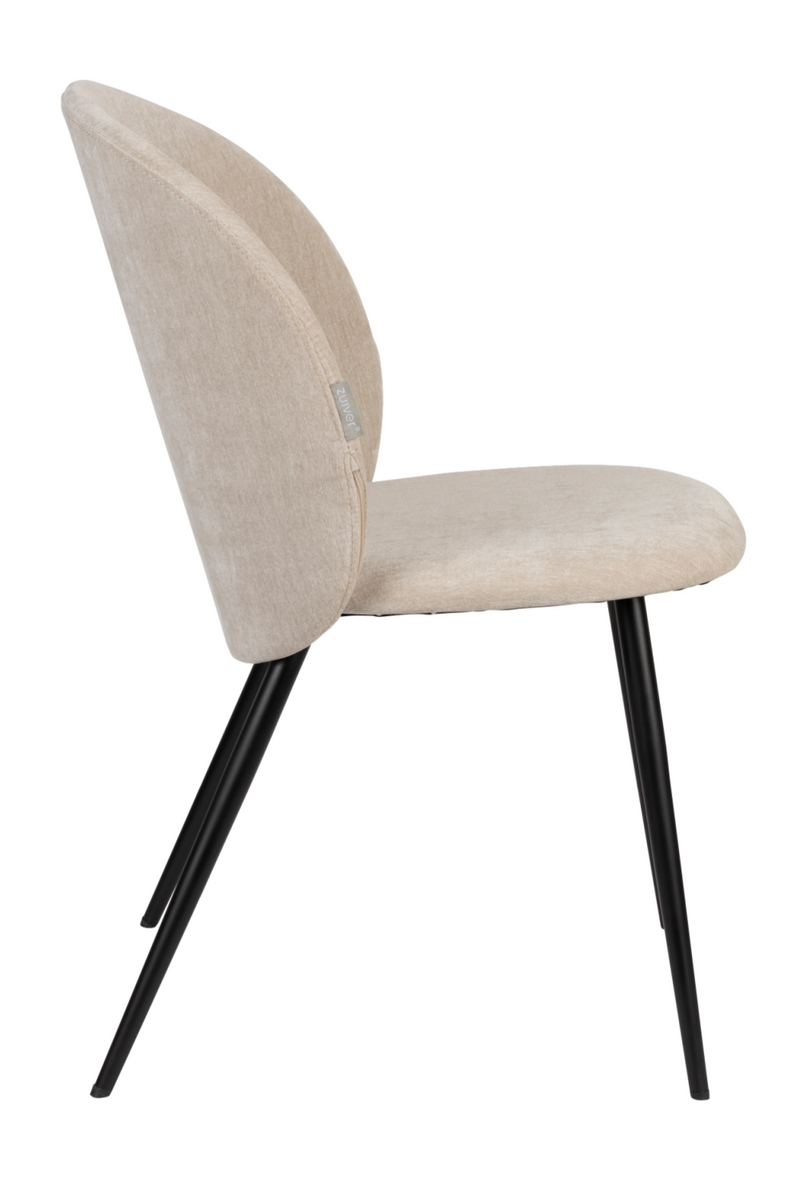 Velvet Curved Dining Chairs (2) | Zuiver Cozy | Oroatrade.com