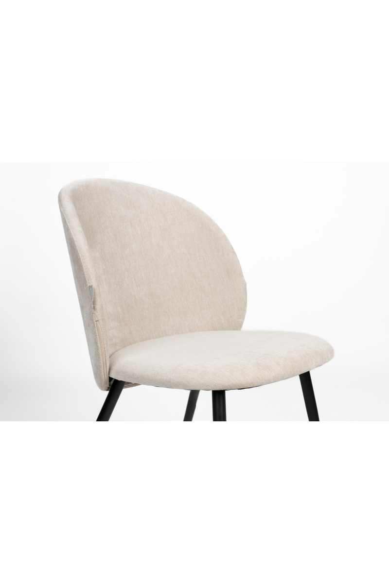 Velvet Curved Dining Chairs (2) | Zuiver Cozy | Oroatrade.com