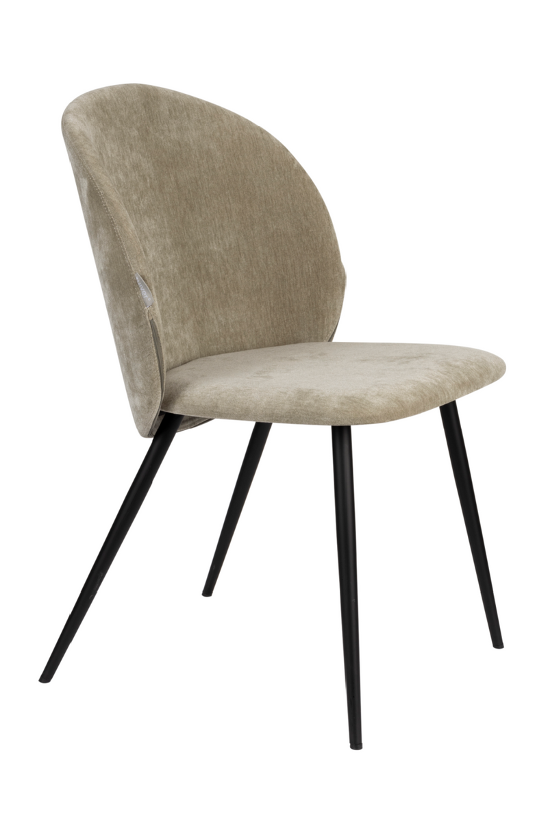 Velvet Curved Dining Chairs (2) | Zuiver Cozy | Oroatrade.com