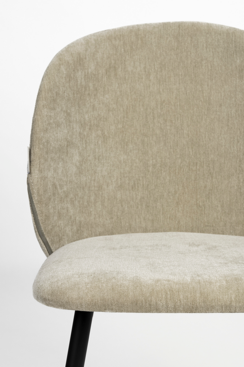 Velvet Curved Dining Chairs (2) | Zuiver Cozy | Oroatrade.com