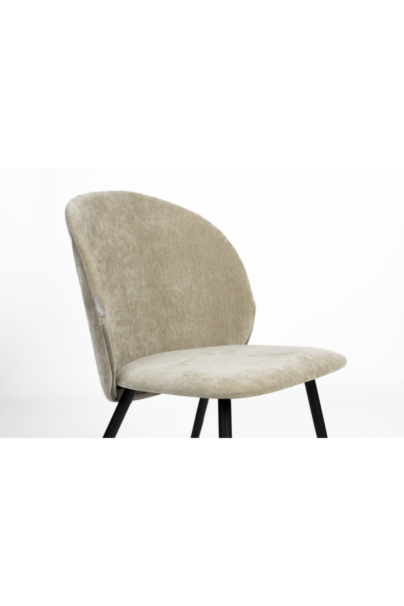 Velvet Curved Dining Chairs (2) | Zuiver Cozy | Oroatrade.com