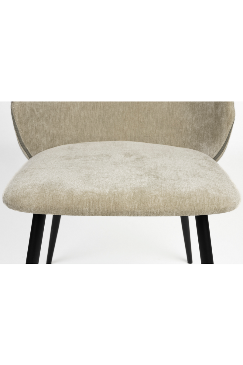 Velvet Curved Dining Chairs (2) | Zuiver Cozy | Oroatrade.com